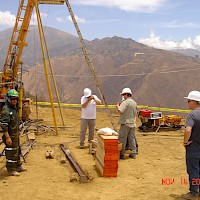 Drill hole OCR-001, 2007